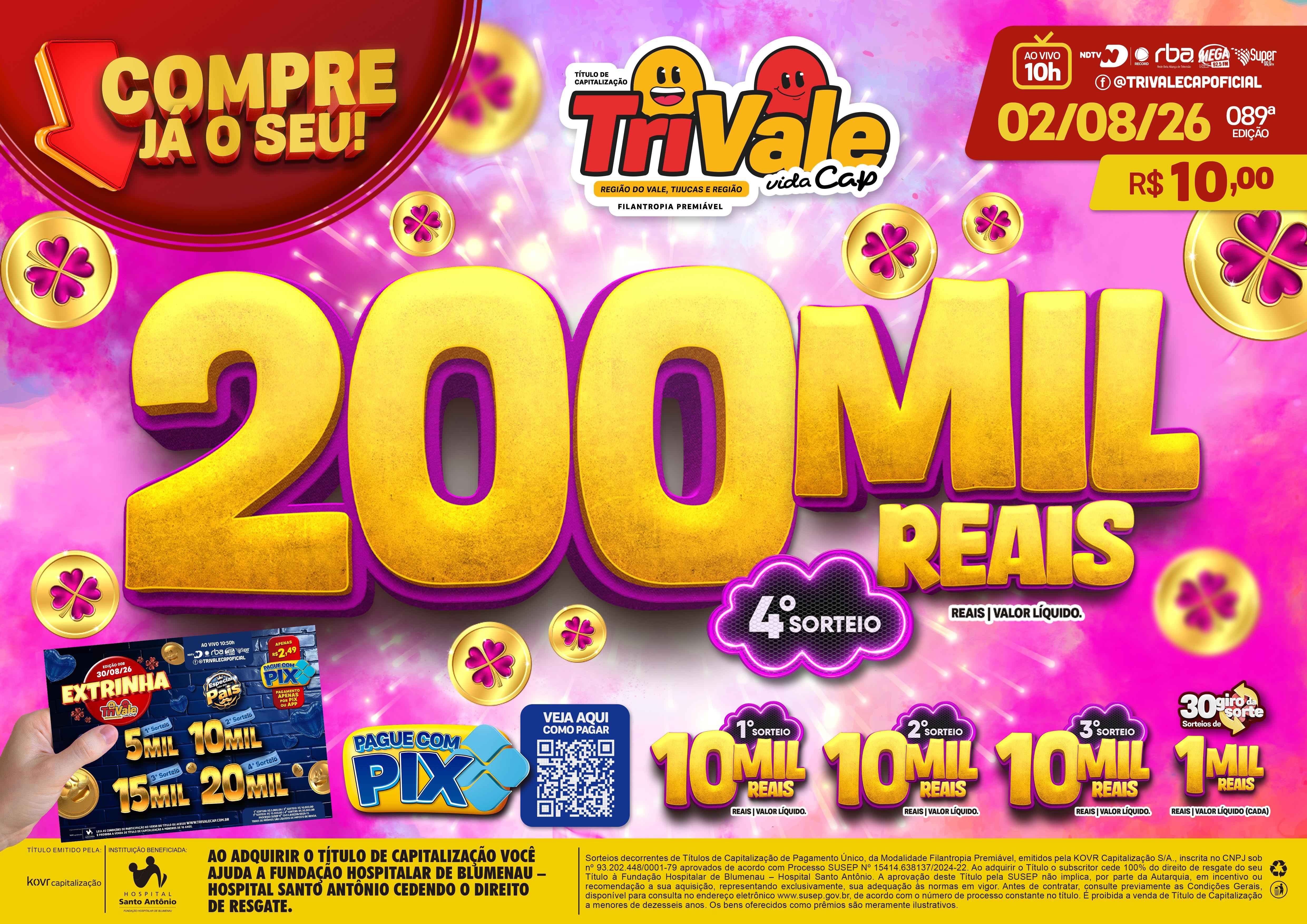 Premiação 02/08/2026