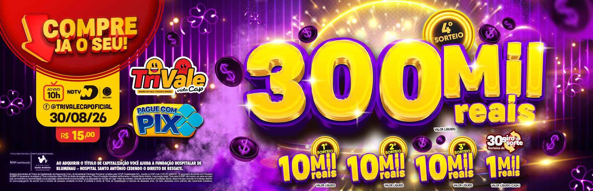 Premiação 30/08/2026